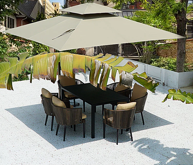 防曬遮陽傘庭院傘花（huā）園室外傘