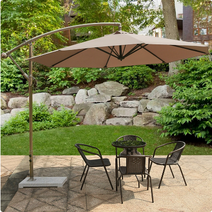 遮陽傘庭院花園香蕉傘外擺太陽傘