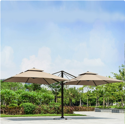 雙頭羅馬傘室外大傘遊泳池（chí）沙灘傘